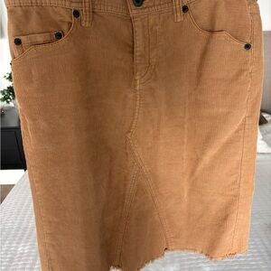 Ralph Lauren Women's Brown Corduroy Skirt